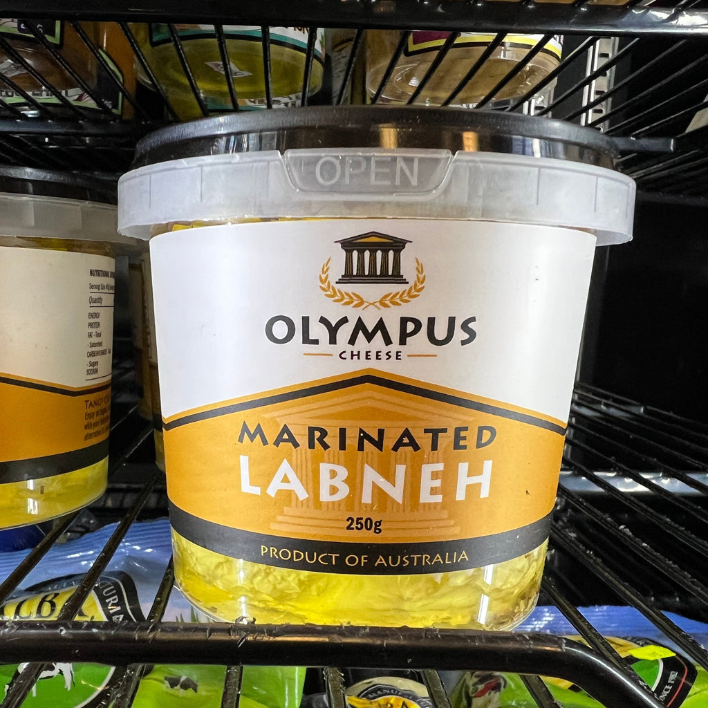 Olympus Cheese Marinated Labneh 250g available at The Prickly Pineapple