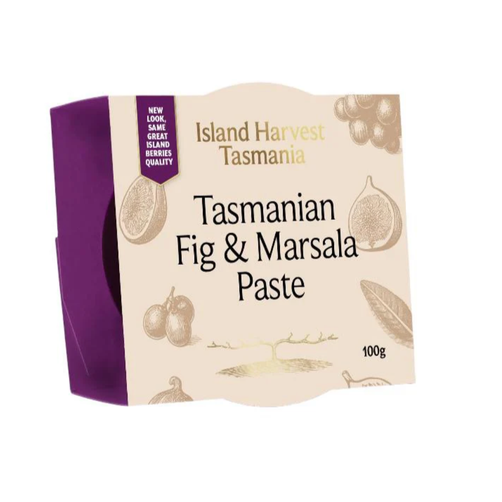 Island Harvest Tasmania Fig & Marsala Fruit Paste 100g available at The Prickly Pineapple