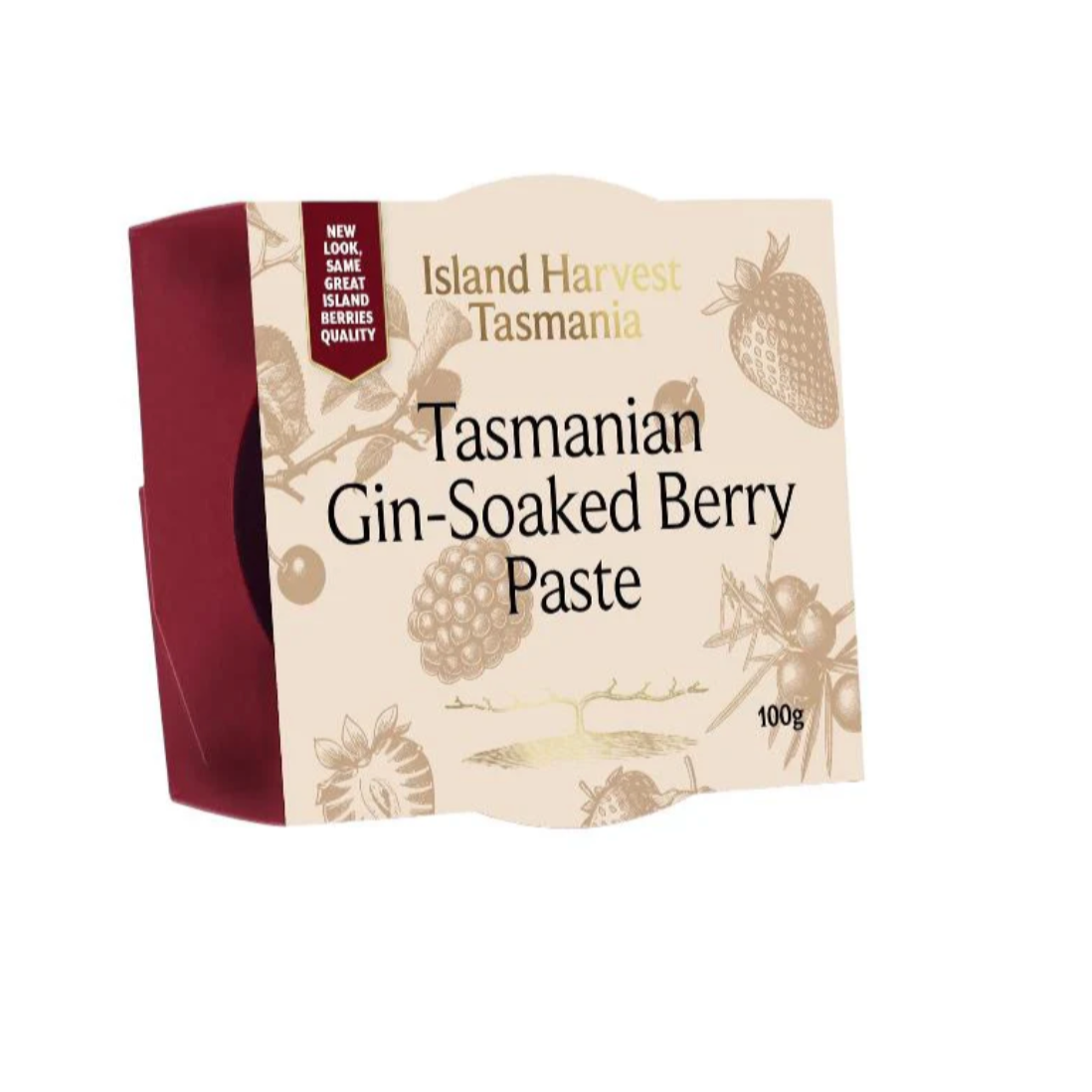 Island Harvest Tasmania Gin Soaked Berry Fruit Paste 100g available at The Prickly Pineapple