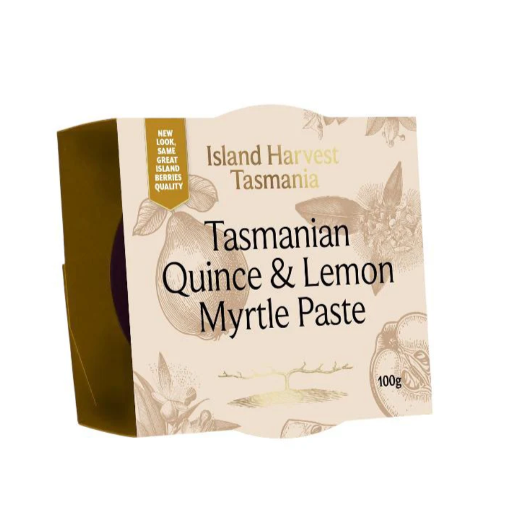 Island Harvest Tasmania Quince & Lemon Myrtle Fruit Paste 100g available at The Prickly Pineapple