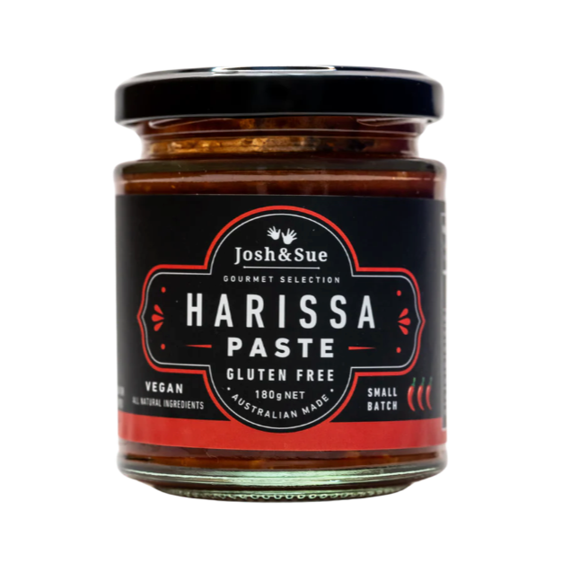 Josh&Sue Harissa Paste 180g available at The Prickly Pineapple
