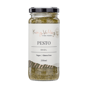King Valley Fine Foods Basil Pesto 250ml available at The Prickly Pineapple