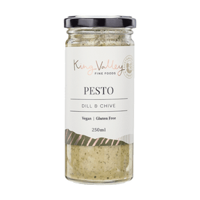 King Valley Fine Foods Dill & Chive Pesto 250ml available at The Prickly Pineapple