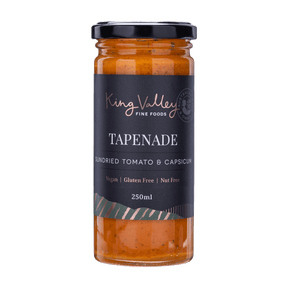 King Valley Fine Foods Sundried Tomato & Capsicum Tapenade 250ml available at The Prickly Pineapple