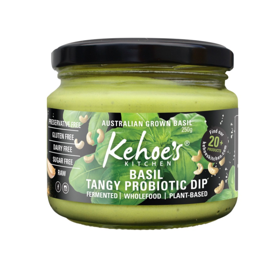 Kehoes Basil Dip 250g available at The Prickly Pineapple