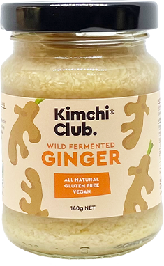 Kimchi Club Fermented Ginger 140g available at The Prickly Pineapple