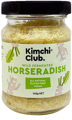 Kimchi Club Fermented Horseradish 140g available at The Prickly Pineapple