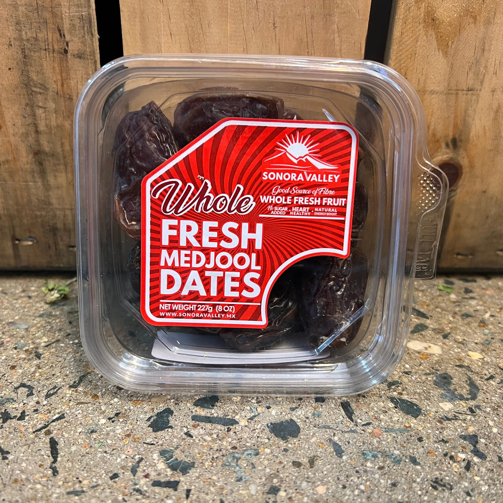 Bard Valley Natural Delights Whole Fresh Medjool Dates 227g available at The Prickly Pineapple