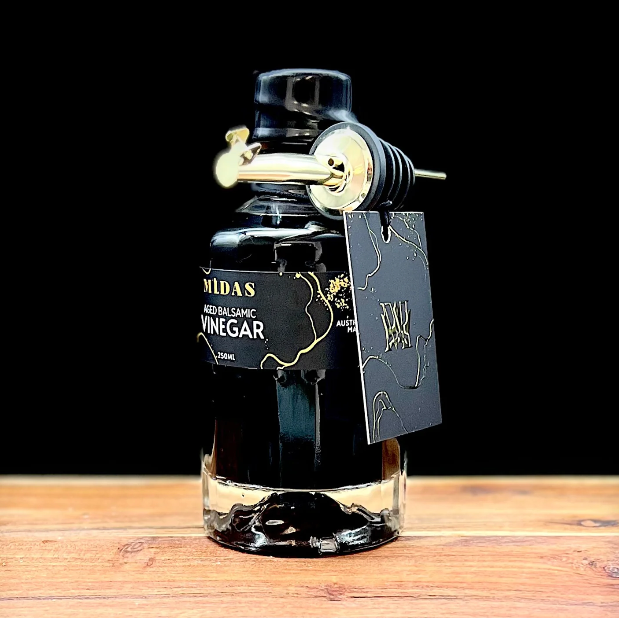 Midas Aged Balsamic Vinegar 250mL available at The Prickly Pineapple