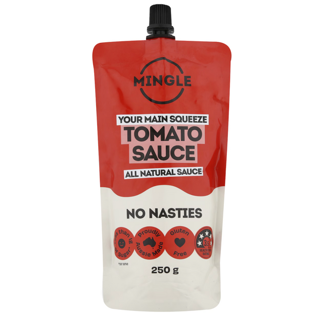 Mingle Better Tangy Tomato Sauce Pouch 250g available at The Prickly Pineapple