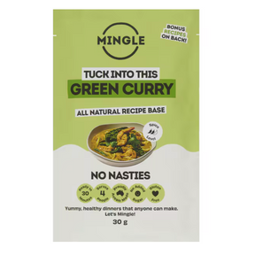 Mingle Green Curry 30g available at The Prickly Pineapple