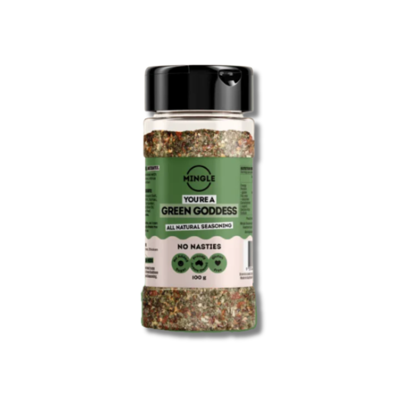 Mingle Green Goddess 40g available at The Prickly Pineapple