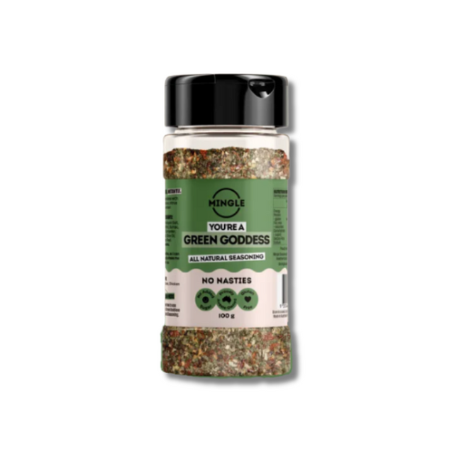 Mingle Green Goddess 40g available at The Prickly Pineapple