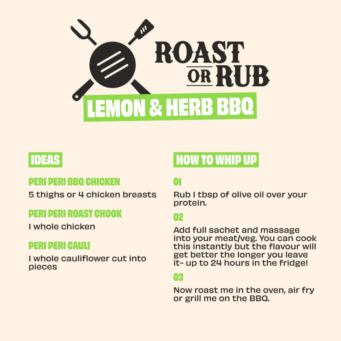 Mingle Lemon & Herb BBQ Rub Mild & Zesty 25g available at The Prickly Pineapple