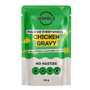 Mingle Plant-based Chicken Gravy 170g available at The Prickly pineapple