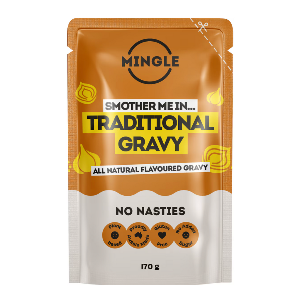 Mingle Plant-based Traditional Gravy 170g available at The Prickly Pineapple