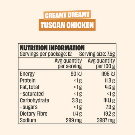 Mingle Tuscan Chicken Seasoning 35g available at The Prickly Pineapple