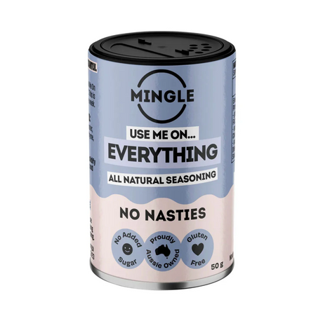 Mingle Use Me On Everything Seasoning 50g available at The Prickly Pineapple
