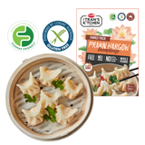 Mrs Trans Kitchen Prawn Ha Gao Dumplings (GF) 500g available at The Prickly Pineapple