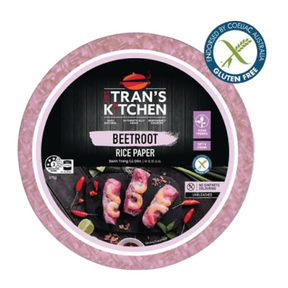 Mrs Trans Kitchen Rice Paper Beetroot 375g available at The Prickly Pineapple