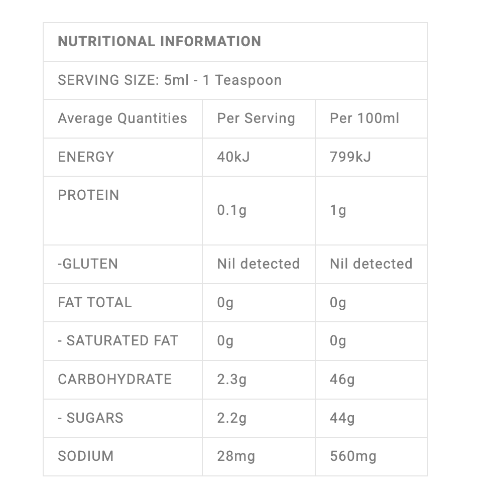 Niulife Sweet Chilli Coconut Amino Sauce 250ml Bottle available at The prickly pineapple