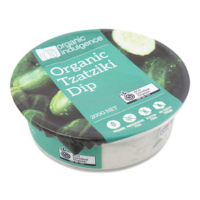 Organic Indulgence Tzatziki Dip 200g available at The Prickly Pineapple