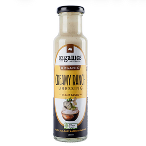 Ozganics Creamy Ranch Dressing 250ml available at The Prickly Pineapple