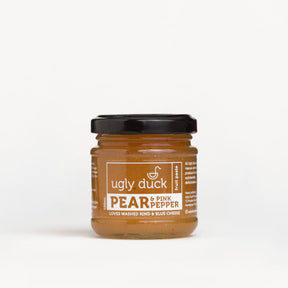 Ugly Duck Pear & Pink Pepper Fruit Paste 115g available at The Prickly Pineapple