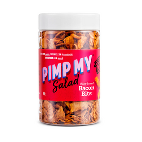 Pimp My Salad Meat-Free Coconut Bacon 160g available at The Prickly Pineapple