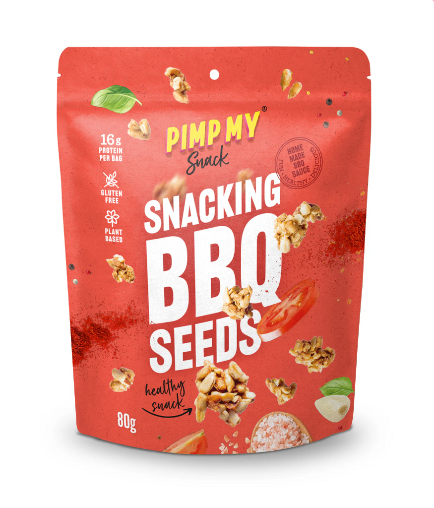 Pimp My Salad Snacking BBQ Seed Clusters 80g available at The prickly Pineapple