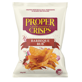 Proper Crisps Barbeque Rub 150g available at The Prickly Pineapple
