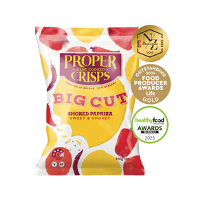 Proper Crisps Big Cut Smoked Paprika 140g available at The Prickly Pineapple