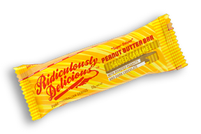 Ridiculously Delicious Peanut Butter Bar Salted Caramel 50g available at The Prickly Pineapple