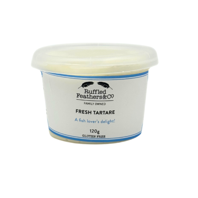 Ruffled Feathers & Co Tartare GF 120g available at The Prickly Pineapple
