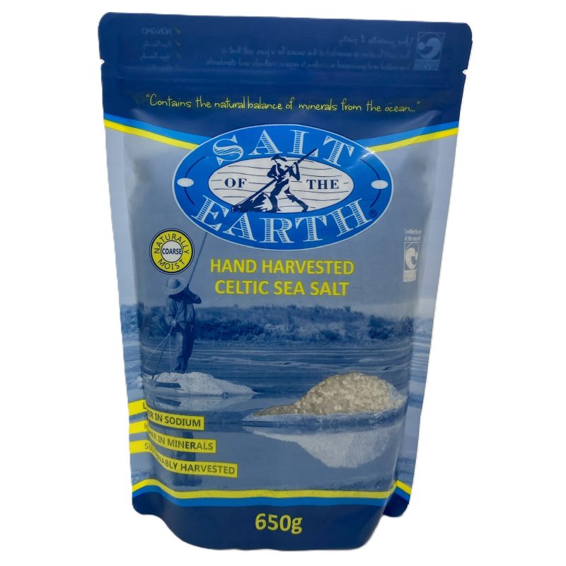 Salt of the Earth Celtic Sea Salt Varieties 650g available at The Prickly Pineapple