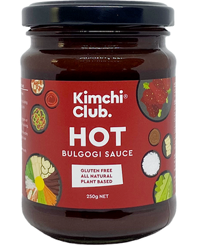 Kimchi Club Bulgogi Sauce Hot 250g available at The Prickly Pineapple