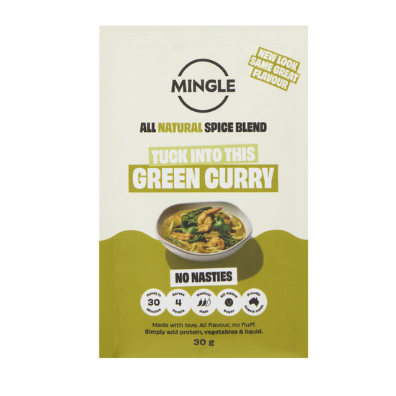 Mingle Green Curry in a Hurry 30g The Prickly Pineapple