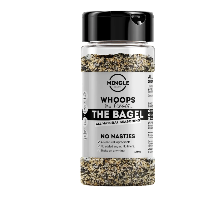 Mingle Everything Bagel Seasoning 50g available at The Prickly Pineapple