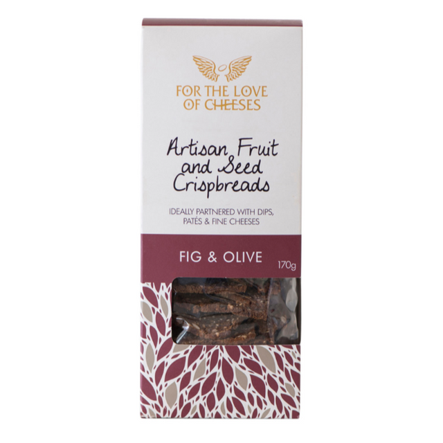 For the Love of Cheeses Fruit and Seed Crispbread Crackers 170g available at The Prickly Pineapple