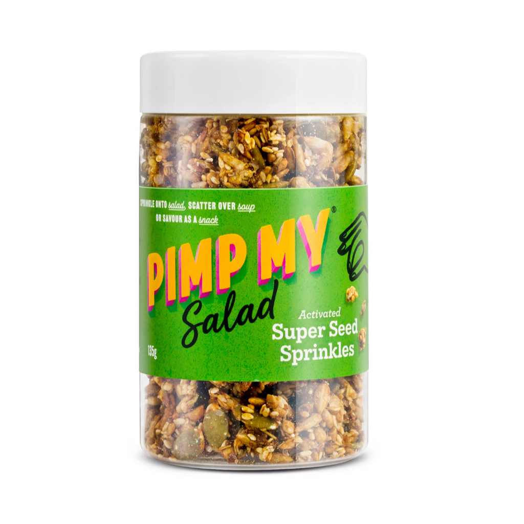 Pimp My Salad Activated Super Seed Sprinklers 135g available at The Prickly Pineapple