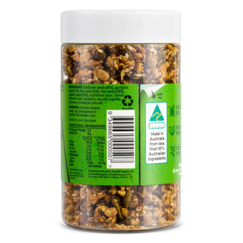 Pimp My Salad Activated Super Seed Sprinklers 135g available at The Prickly Pineapple