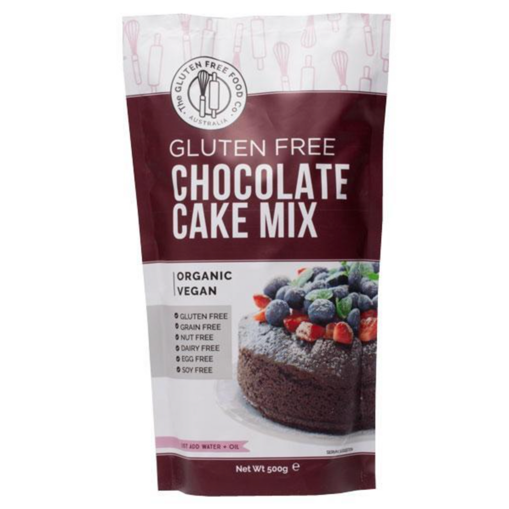 The Gluten Free Food Co Chocolate Cake Mix 500g available at The Prickly Pineapple