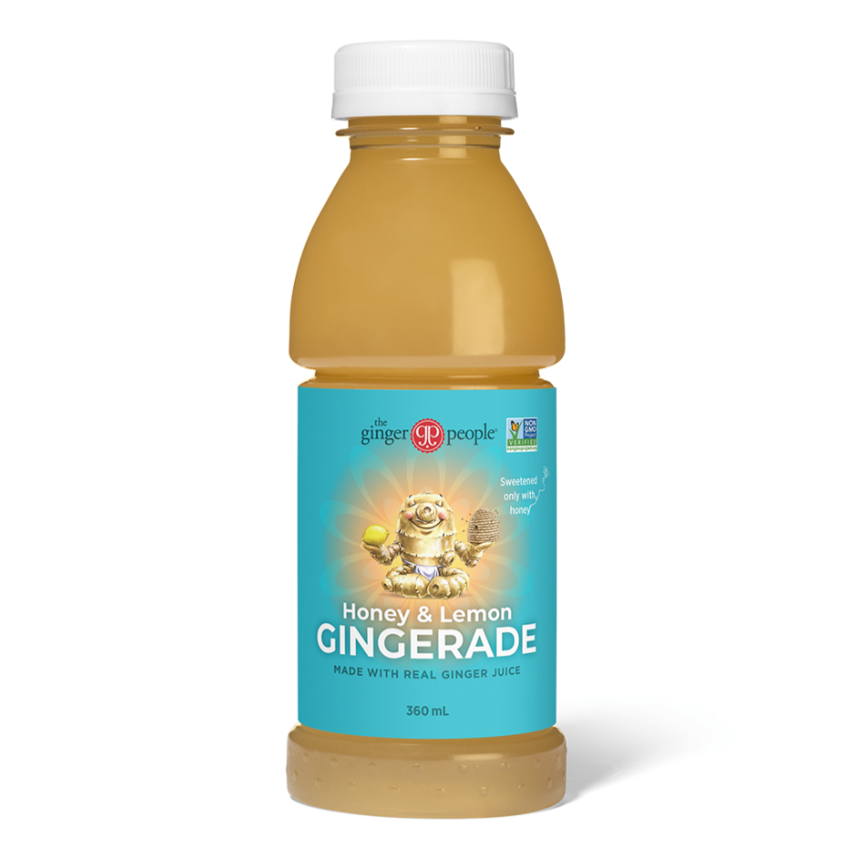 The Ginger People Honey & Lemon Gingerade 360ml available at The Prickly Pineapple