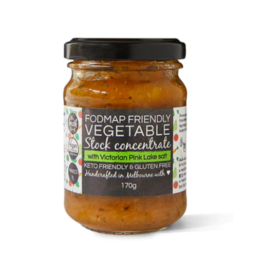 The Broth Sisters Stock Concentrate Vegetable Fodmap Friendly 170g available at The Prickly Pineapple