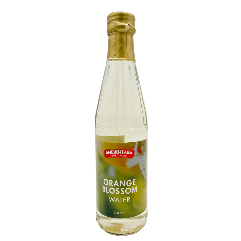 Sheikhtaba Fine Foods Orange Blossom water 300ml available at The Prickly Pineapple