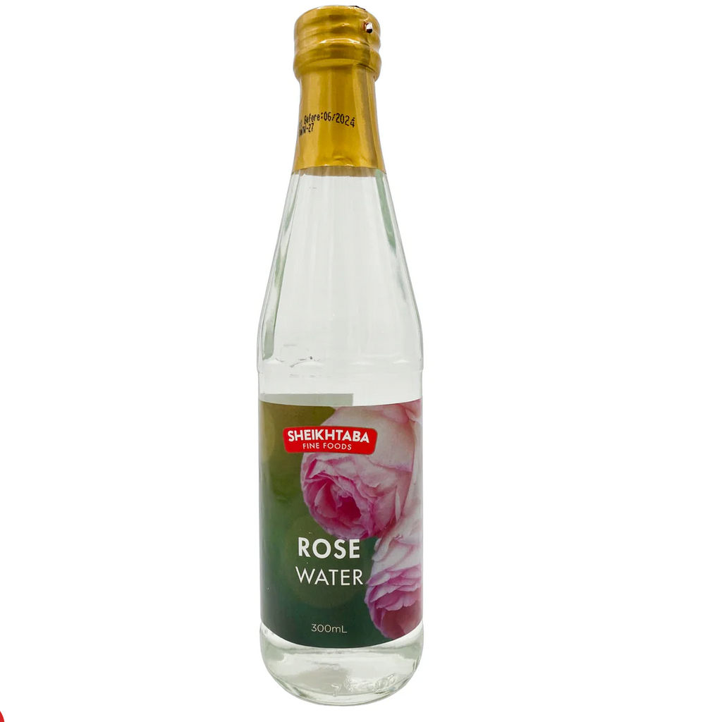 Sheikhtaba Fine Foods Rose water 300ml available at The Prickly Pineapple
