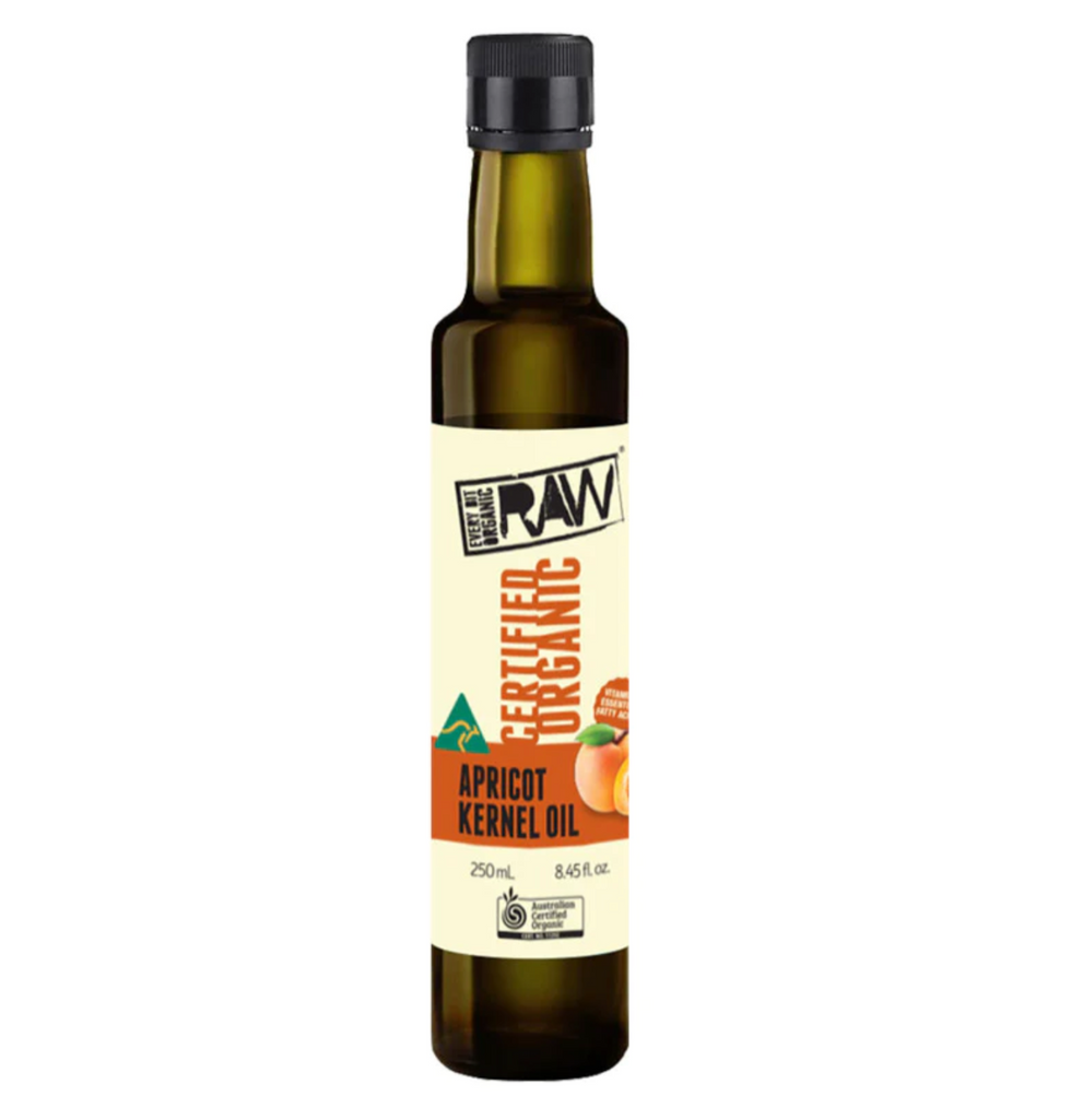 Every Bit Organic Apricot Kernel Oil 250ml bottle available at The Prickly Pineapple