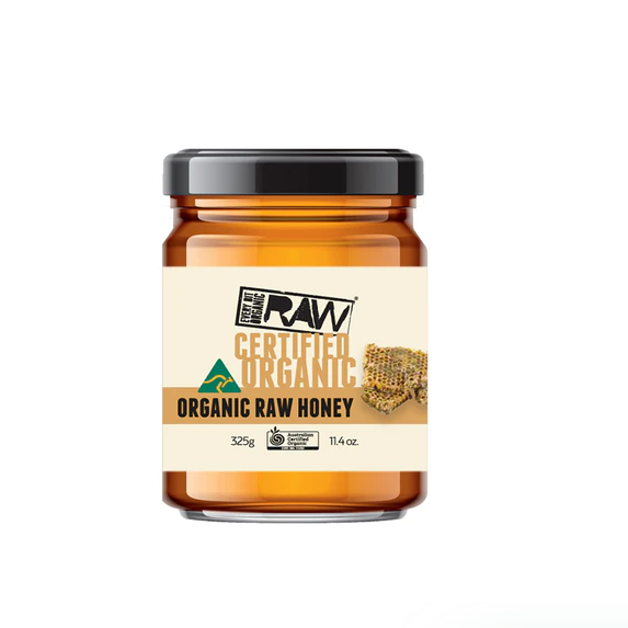 Every Bit Organic Raw Honey 325g available at The Prickly Pineapple