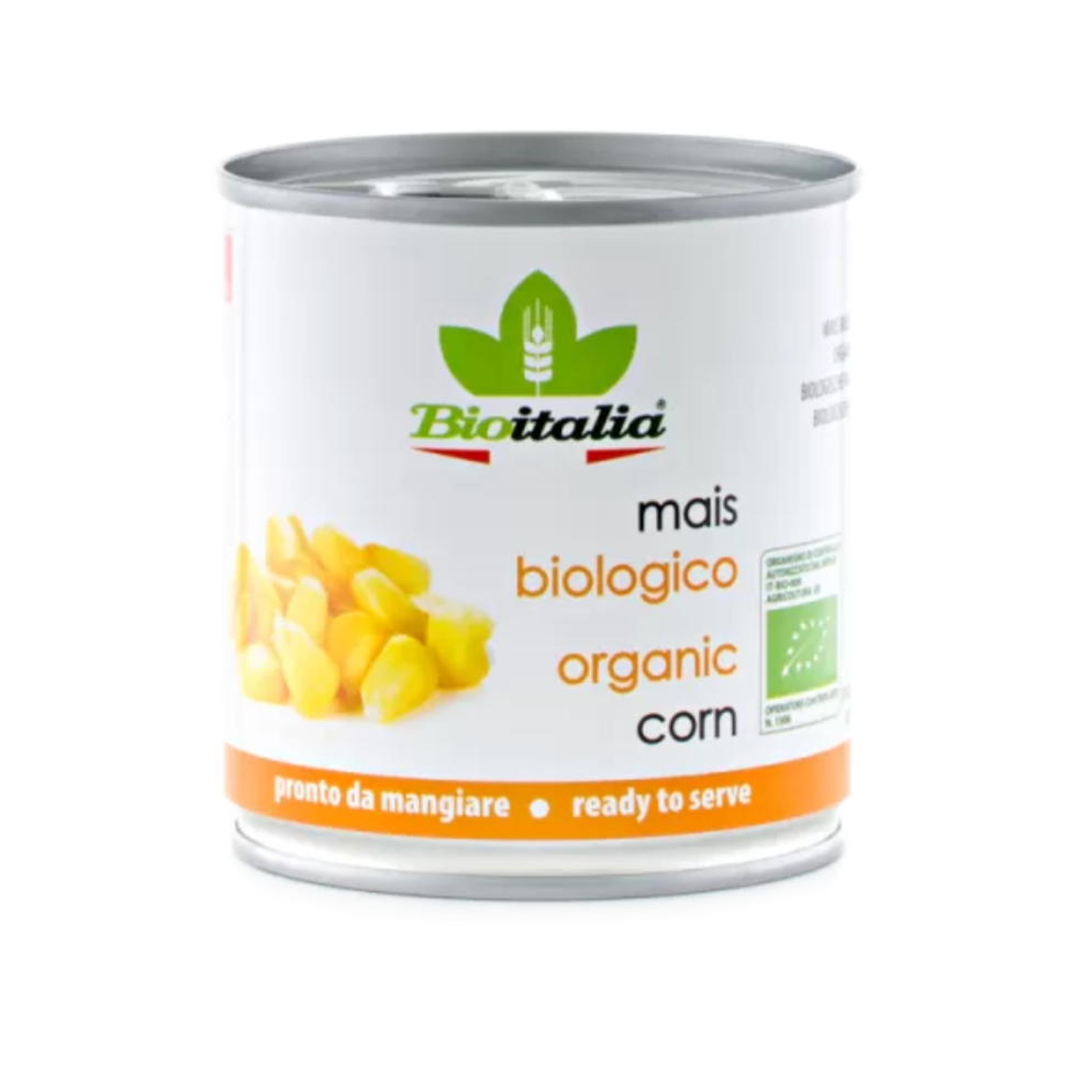 Bioitalia Organic Corn 150g available at The Prickly Pineapple