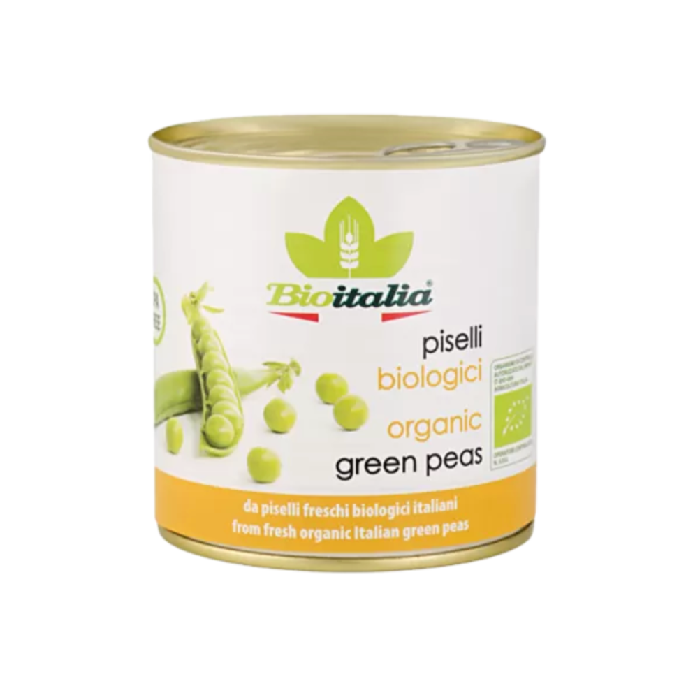 Bioitalia Organic Green Peas 400g available at The Prickly Pineapple